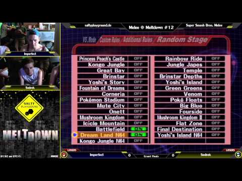 M@M#12 - Imperfect (Fox, Marth, Ganon, Shiek) vs Sodrek (C.Falcon) - SSBM Grand Finals