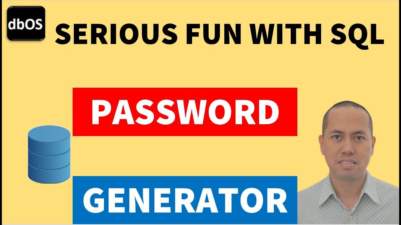 Password Generation using SQL