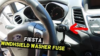 FORD FIESTA WINDHSIELD WASHER PUMP FUSE LOCATION MK7 ST
