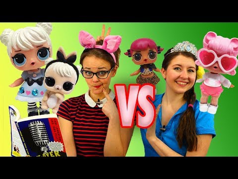 LOL Surprise Dolls Theater Club vs Storybook Club Games with Curious QT, TBTV Kelsey and Jessie!