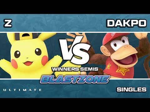 PSG Blastzone: Z (Pikachu) vs Dakpo (Diddy Kong) - Winners Semis