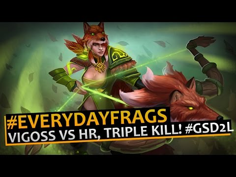 Vigoss Windranger vs HELLRAISERS, TRIPLE KILL! #GSD2L