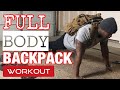 NO GYM! FULLBODY BACKPACK WORKOUT! Resistance Training without Weights or Lifting Equipment