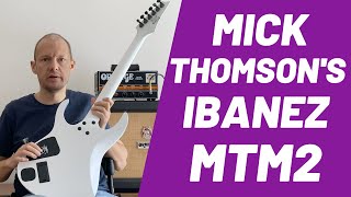 Video thumbnail for SLIPKNOT'S MICK THOMSON signature Ibanez | 2011 Ibanez MTM2 by Ibbyhead