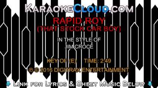 Jim Croce - Rapid Roy (That Stock Car Boy) (Backing Track)