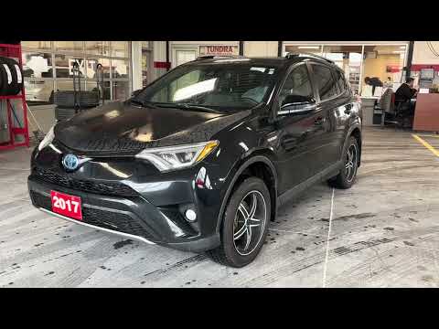 2017 Toyota RAV4 Hybrid 4dr SE in White for sale at Stouffville Toyota in Whitchurch-Stouffville, ON
