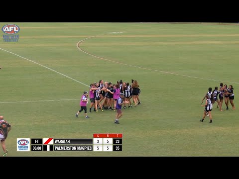 2019/20 TIO NTFL U15 Girls Highlights - Finals week 3: Magpies claw their way to premiership victory