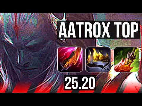 AATROX vs ORNN (TOP) | 9 solo kills, 17/2/9, Legendary, 41k DMG | EUW Master | 25.20