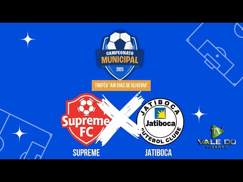 Campeonato Municipal 2025 Urucânia MG - Supreme x Jatiboca - TV Vale do Piranga - 22/11/2025