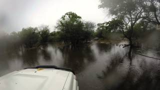preview picture of video 'Takadu Bushcamp in Ghanzi was flooded end of February'