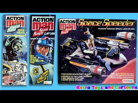 Action Man Captain Zargon Space Ranger Captain Space Speeder Commercial Retro Toys and Cartoons
