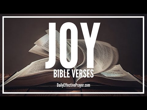 Bible Verses On Joy | Scriptures For Joy (Audio Bible) Video
