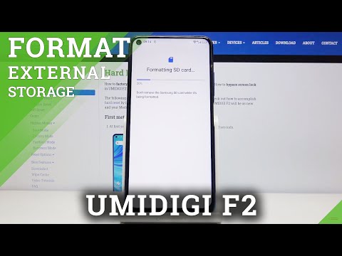 Free Up External Storage in UMIDIGI F2 - Format SD Card
