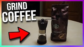 How to Grind Coffee Beans at Home (EASY)