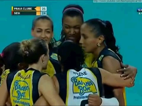 Superliga Feminina Volei 2012/2013 (quartas de final) jogo 2 - Banana Boat Praia Clube 3 x 0 Sesi SP