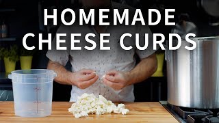 How to Make Cheese Curds for Poutine || Best Homemade Cheese Curds || Best Way to Make Cheese Curds