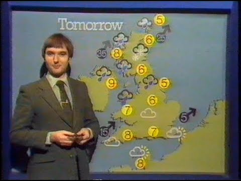 Weather Forecast with Jim Bacon 13th December 1982