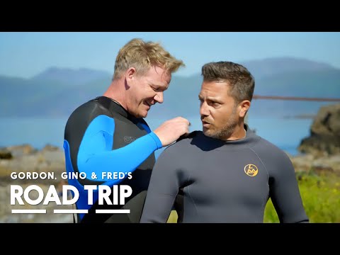 Diving For Scottish Scallops: Gino's Loch Ness Monster Fear | Gordon, Gino and Fred's Road Trip