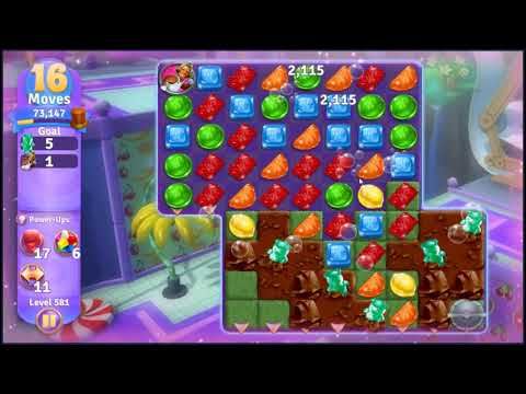 Wonka's World of Candy Level 581 - NO BOOSTERS + FULL STORY 🍫 | SKILLGAMING ✔️