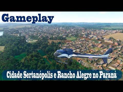 MICROSOFT FLIGHT SIMULATOR 2020 Gameplay  Cidade Sertanópolis e Rancho Alegre no Paraná