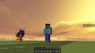 【minecraft】ハッカーと戦ってみたｗ