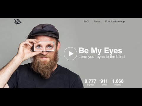 Be My Eyes - 目の見えない人のために