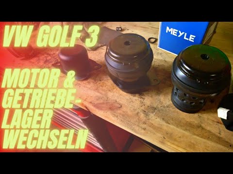 VW Golf 3 Motorlager + Getriebelager tauschen | Endlich direktere Gasannahme und mehr Ruhe !