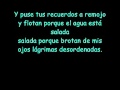 Melendi- Lágrimas desordenadas Letra