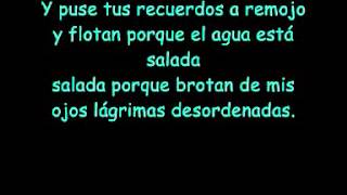 Melendi- Lágrimas desordenadas Letra