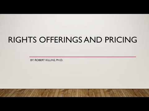 Rights Offerings and Pricing