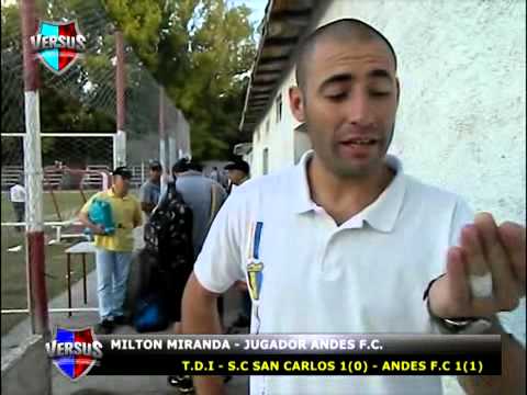 S.C. San Carlos vs. Andes F,C