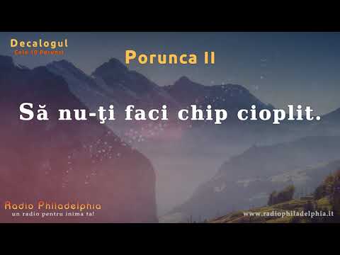 Cele 10 Porunci din Biblie (Decalogul)