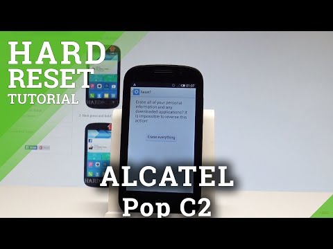 How to Fatory Reset ALCATEL Pop C2 - Restore Android |HardReset.info