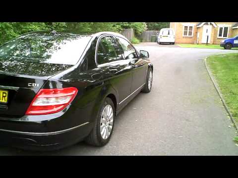 2007(57) MERCEDES C200 CDI ELEGANCE AUTOMATIC 2.2 DIESEL SALOON MET BLACK C220 MERCLAND NUNEATON