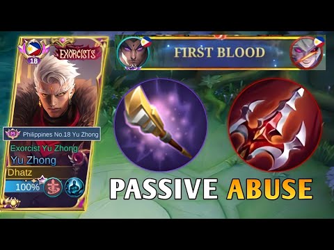 THIS FIRST 2 ITEMS CAN ACTIVATE YU ZHONG'S PASSIVE FASTER! | YU ZHONG SUSTAIN BUILD - MLBB