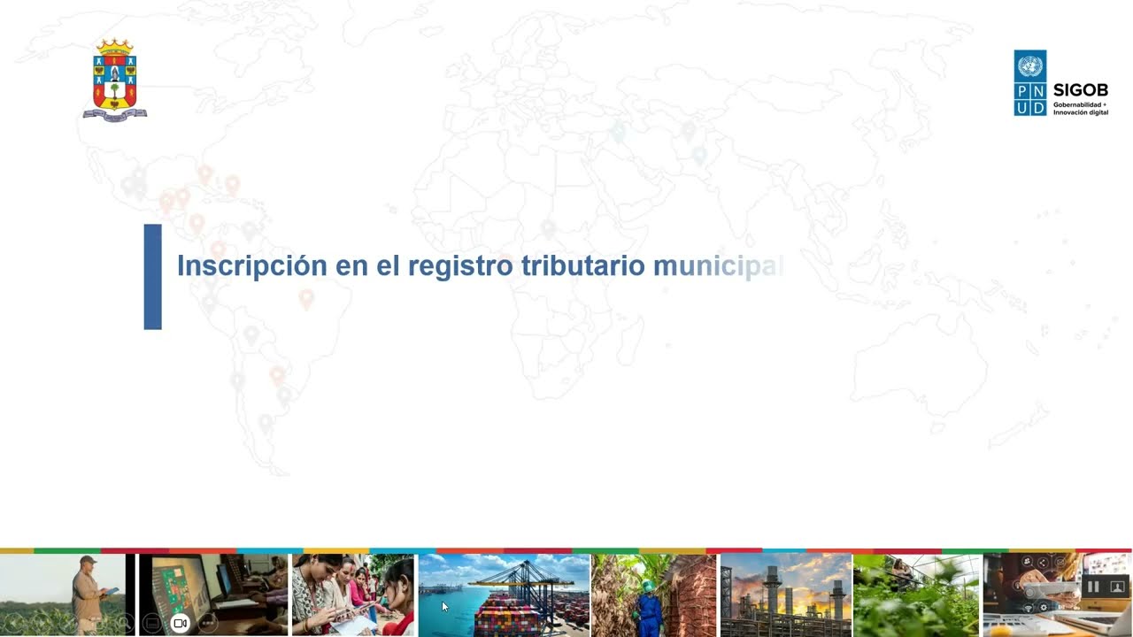 Inscripción en el registro tributario municipal (Matricula municipal)