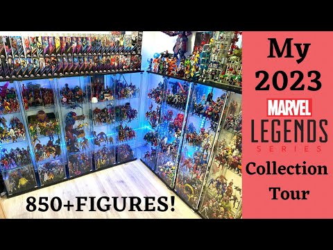My 2023 Marvel Legends Collection Tour! (850+ Figures!)