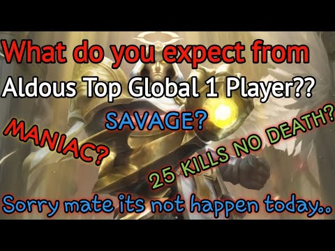 Shizu Has Been DESTROYED end the match without a SINGLE KILL!!Top Global 1 Aldous by Shizu | ML