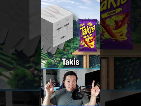 Minecraft Characters and Their Favorite Food #shorts