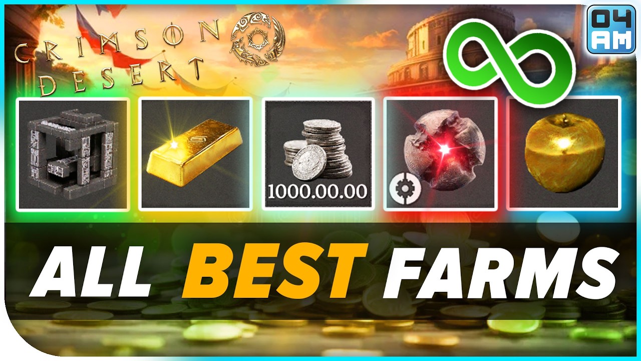 ALL BEST & UNLIMITED Farms for Abyss Gear, Gold Apples Artifacts & MORE in Crimson Desert!