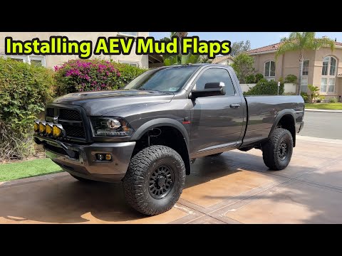 AEV Splash Guard Installation - Ram 2500 Cummins