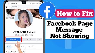 Fix facebook page message not showing | messenger not showing facebook page messages