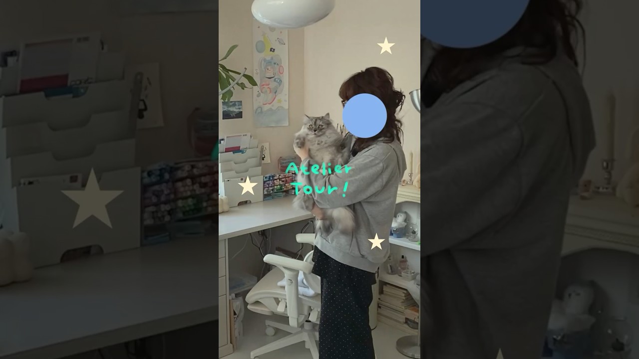 ⭐︎アナログ絵描きのアトリエツアー⭐︎