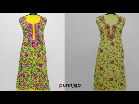 Special super georgette handcrafted kurtis