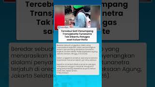 Viral Penumpang Tunanetra Tercebur Got Imbas Tak Diantar Petugas Transjakarta Keluar Halte