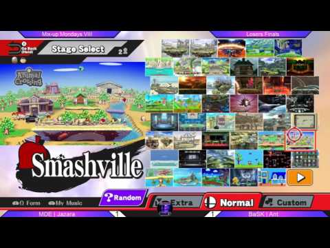 MuM 8 - MDE | Jazara (Shiek) Vs. BaSK | Ant (Villager) Losers Finals  - Smash Wii U