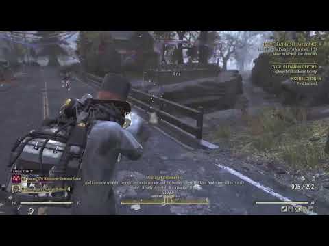Day 24 of Coming back to PS Fallout 76 pt 4 fasnacht and random stuff