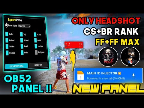 Free Fire Panel Mobile 🔥 FF Antiban Panel OB52 | Free Fire Hack New 😈  FF Injector 2026 | FF Panel