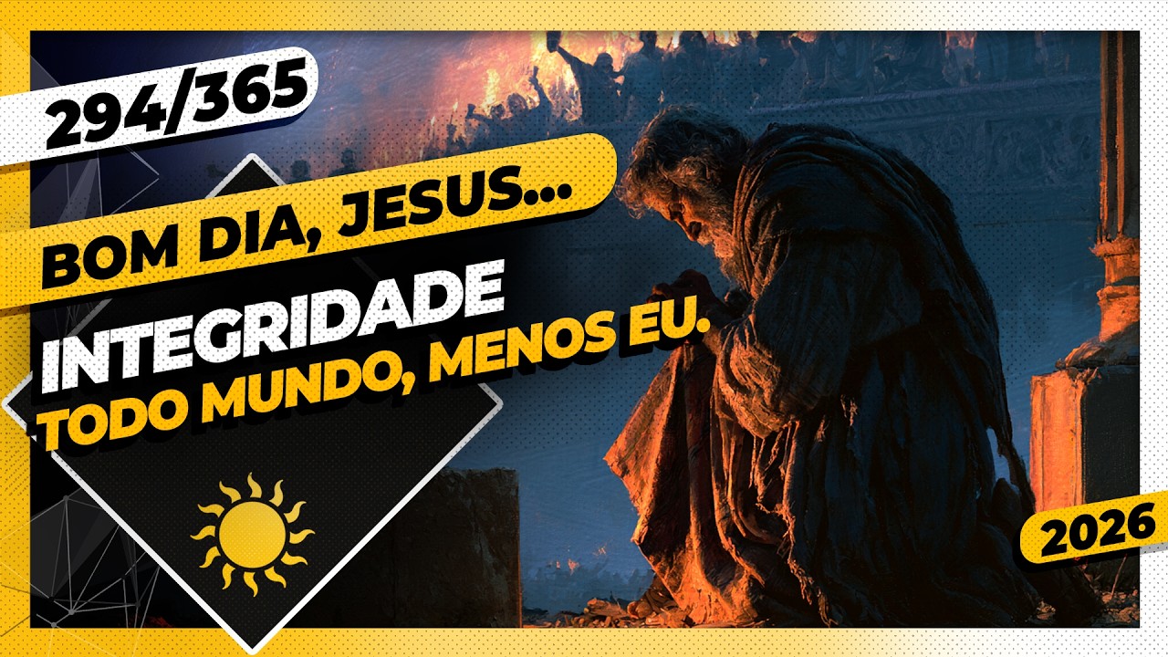INTEGRIDADE: TODO MUNDO, MENOS EU - Bom dia, Jesus! 294/365 (2026)