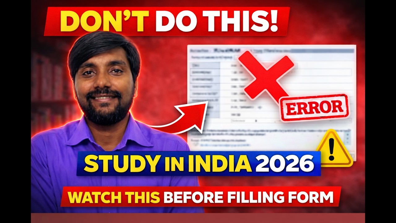 Study in India complete details video.